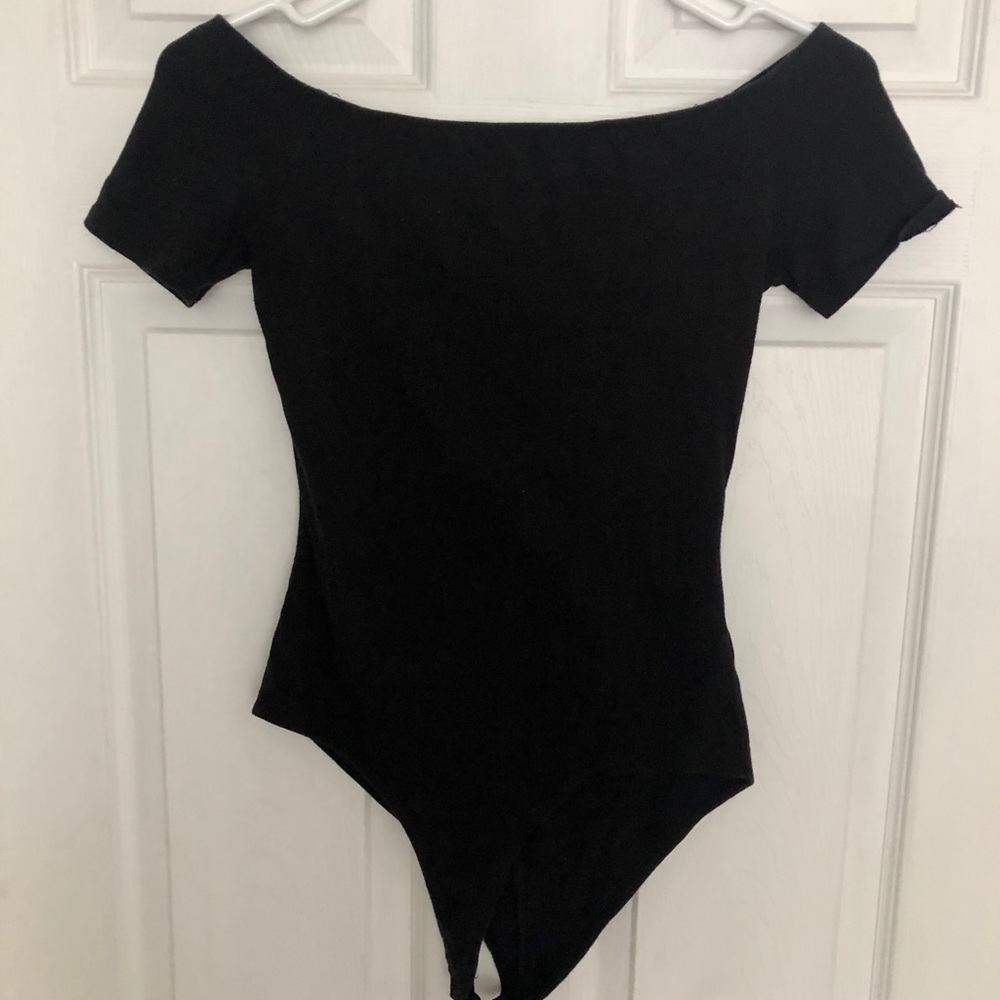 Off the shoulder onesie